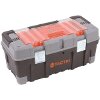 ΕΡΓΑΛΕΙΟΘΗΚΗ ΠΛΑΣΤΙΚΗ ΜΕ ΜΕΤΑΛΛΙΚΑ CLIPS TACTIX 22' 56X28X25 ΜΕ ΡΑΦΙ + ΤΑΜΠΑΚΙΕΡΑ 320304
