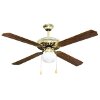 ΑΝΕΜΙΣΤΗΡΑΣ LINEME CF52 1Φ ΚΑΦΕ ΧΡΥΣΟ DECO 02-00103-6
