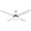 ΑΝΕΜΙΣΤΗΡΑΣ LINEME CF52 1Φ ΛΕΥΚΟΣ DECO 02-00103-1