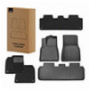 BASEUS TESLA MODEL Y T-SPACE 6 PIECES CAR FLOOR PROTECTION MATS SET VELVET