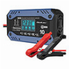 QOLTEC INTELLIGENT CHARGER FOR STD AGM GEL LIFEPO4 BATTERY CHARGER WITH REPAIR FUNCTION 12-24V 10A