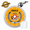 ΔΙΑΜΑΝΤΟΔΙΣΚΟΣ ΛΕΠΤΟΣ ΔΟΜΙΚΩΝ ΥΛΙΚΩΝ 230MM X 2MM INGCO DMD082301HT