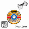 ΔΙΣΚΟΙ ΚΟΠΗΣ ΣΙΔΗΡΟΥ/INOX 76MM X 1.2MM INGCO MCD30176