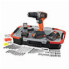 ΔΡΑΠΑΝΟΚΑΤΣΑΒΙΔΟ ΚΡΟΥΣΤΙΚΟ ΜΠΑΤΑΡΙΑΣ BLACK & DECKER 18V LI-ION 2Χ 1.5AH ORGANIZER + ACC BCD003BAST