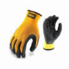 ΓΑΝΤΙΑ ΠΛΕΚΤΑ DEWALT GRIPPER LATEX ΚΙΤΡΙΝΟ-ΜΑΥΡΟ LARGE DPG70L