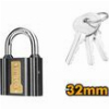 ΛΟΥΚΕΤΟ ΜΑΥΡΟ ΣΙΔΕΡΕΝΙΟ 32MM INGCO DIPL0301