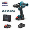 ΔΡΑΠΑΝΟΚΑΤΣΑΒΙΔΟ ΚΡΟΥΣΤΙΚΟ BRUSHLESS 20V LI-ION 2X2AH ΒΑΛΙΤΣΑ BORMANN BBP5140
