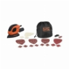 ΠΑΛΜΙΚΟ ΗΛΕΚΤΡΙΚΟ ΤΡΙΒΕΙΟ BLACK N DECKER 55 WATT MOUSE + 15 ΑΞΕΣΟΥΑΡ + ΤΣΑΝΤΑ BEW230BC