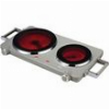 HOBBY ΚΕΡΑΜΙΚΗ ΕΣΤΙΑ ΔΙΠΛΗ 22CM+16.5CM ΔΙΑΜ 2500W ΓΚΡΙ HCP-40436