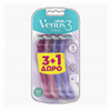 ΞΥΡΑΦΑΚΙΑ GILLETTE 80714802 VENUS3 COLOR ΜΙΑΣ ΧΡΗΣΗΣ 3+1