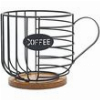 DICTRO LUX ΘΗΚΗ ΓΙΑ ΚΑΨΟΥΛΕΣ ΚΑΦΕ ΑΠΟ ΜΕΤΑΛΛΟ ΚΑΙ ΞΥΛΟ 16X22CM 751177